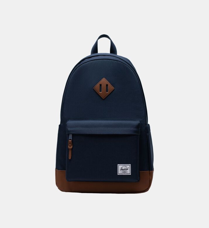 Grid Design Front Sleeve Backpack