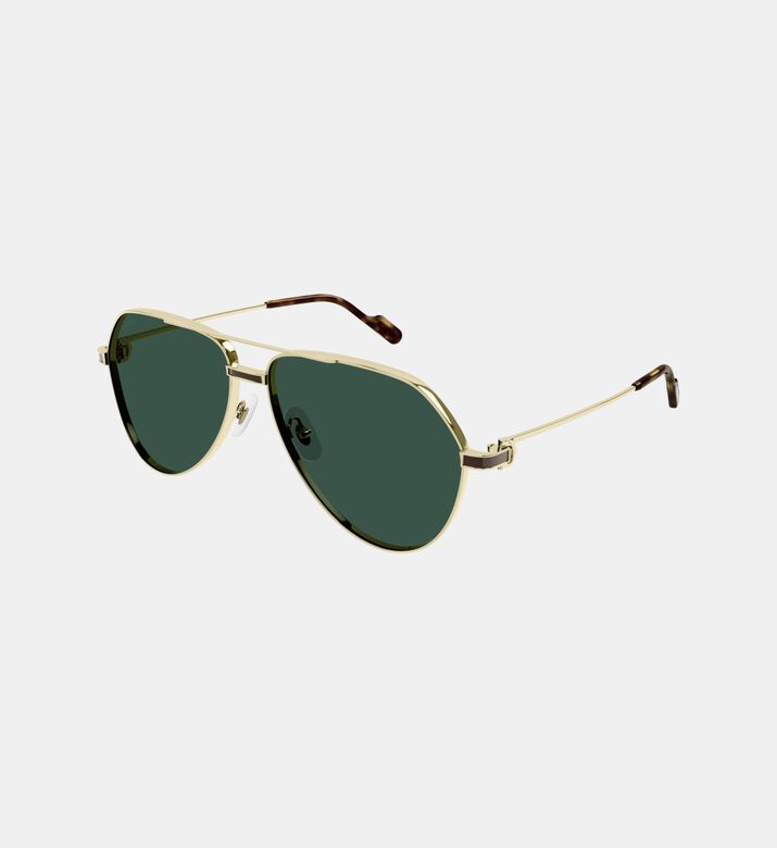 Pilot Frame Tinted Lense Sunglasses 61