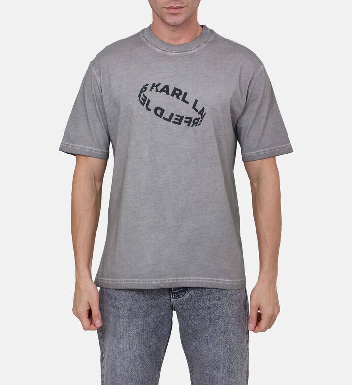 Washed-effect Relaxed-fit T-shirt