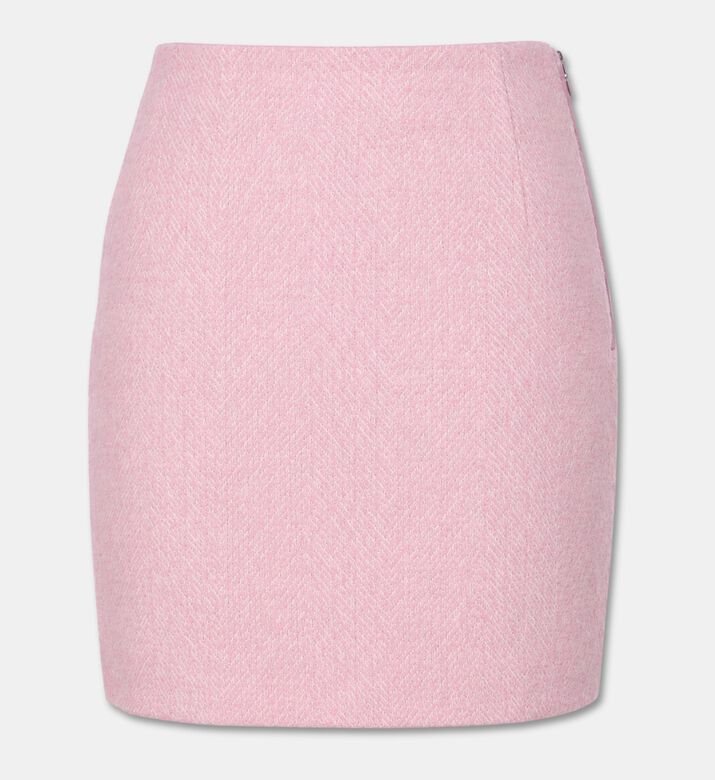 Rotate Textured Boucl&eacute; Skirt, Packshot View