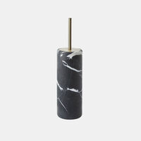 Nero Marble Toilet Brush Holder