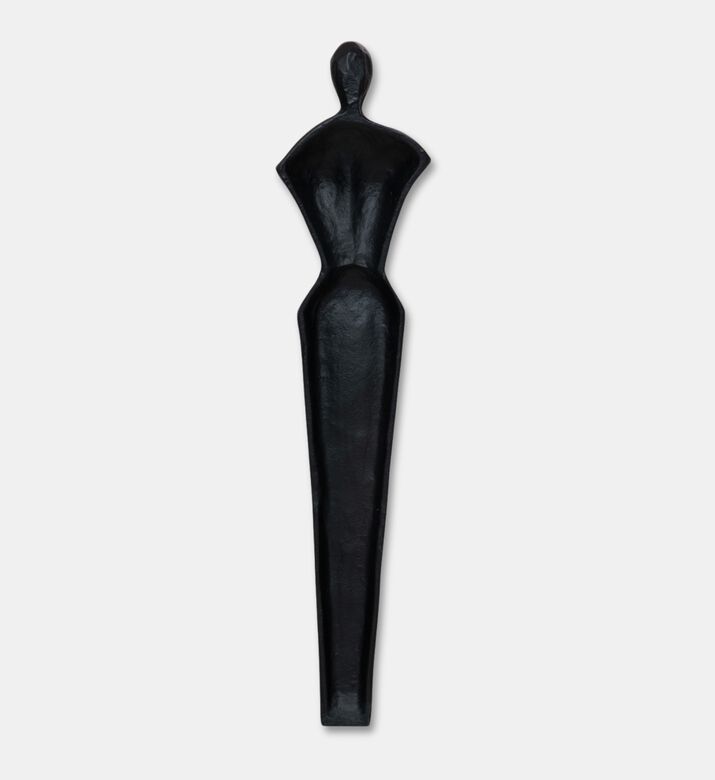 Home Deco and More Marble Base Small Tall Figurine Pair, Black, L, Packshot View