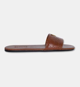 Schutz Quilted Leather Slide Sandals, Packshot View