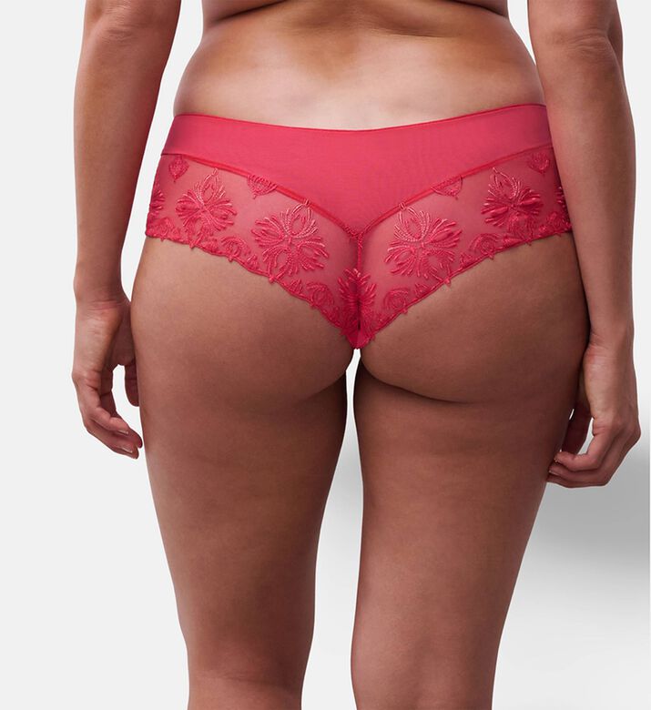 Chantelle Shorty, Red, Xl, Model View