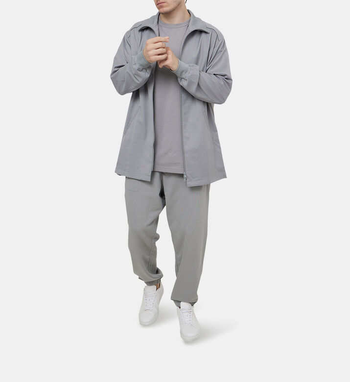 Refined Woven Track Top