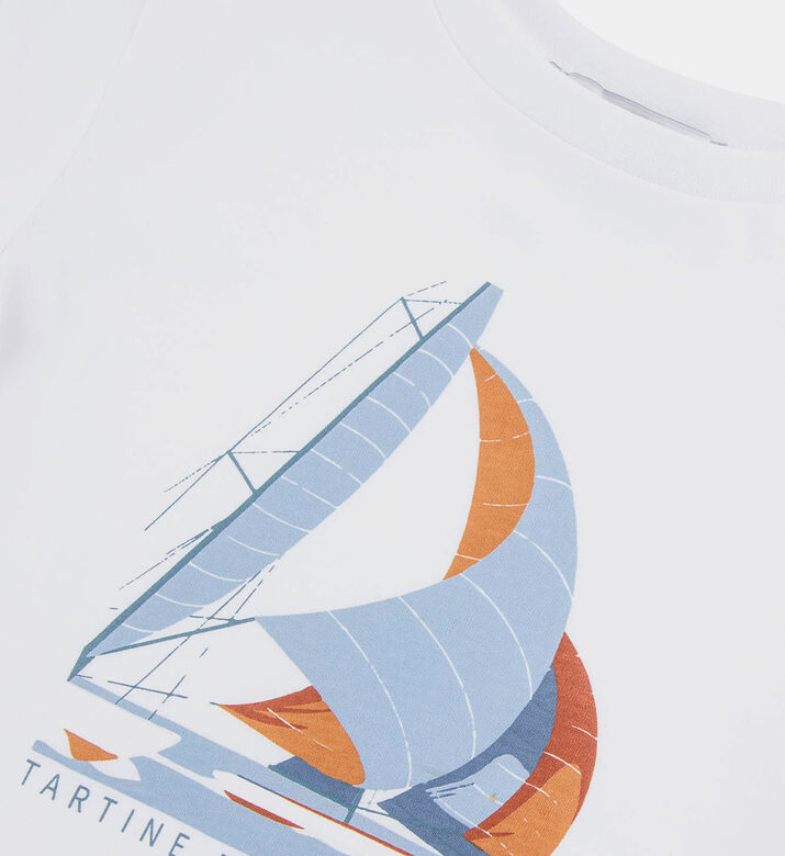 تيشيرت قطن بطبعة رود للصبيان