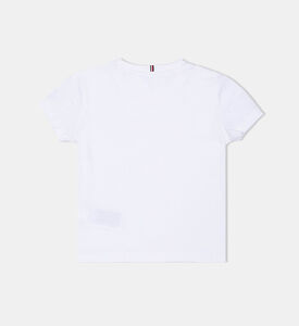 تيشيرت قطن بلوغو أحرف العلامة للبنات