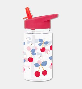 A Little Lovely Company Tritan Bottle 450ml - Cherries, Packshot View