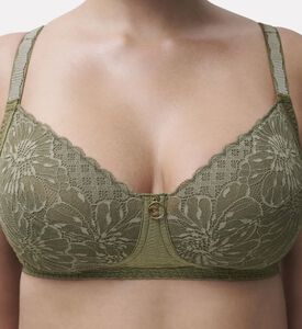 Chantelle Underwired Support Lace Bra, Model View