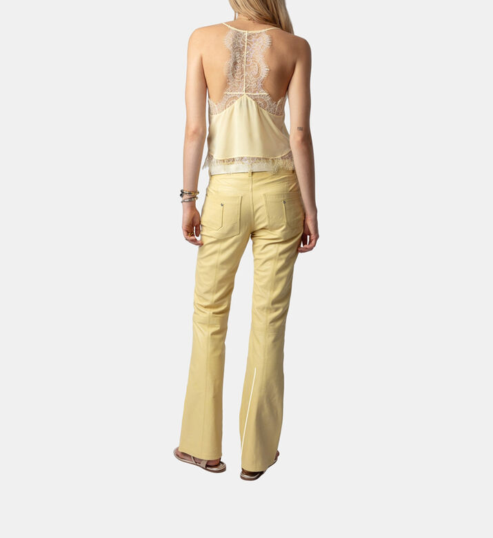 كاميسول كلودي حرير مزين بدانتيل