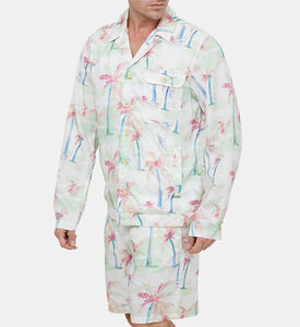 بلوزون بطبعة بقماش تنسل وقنب