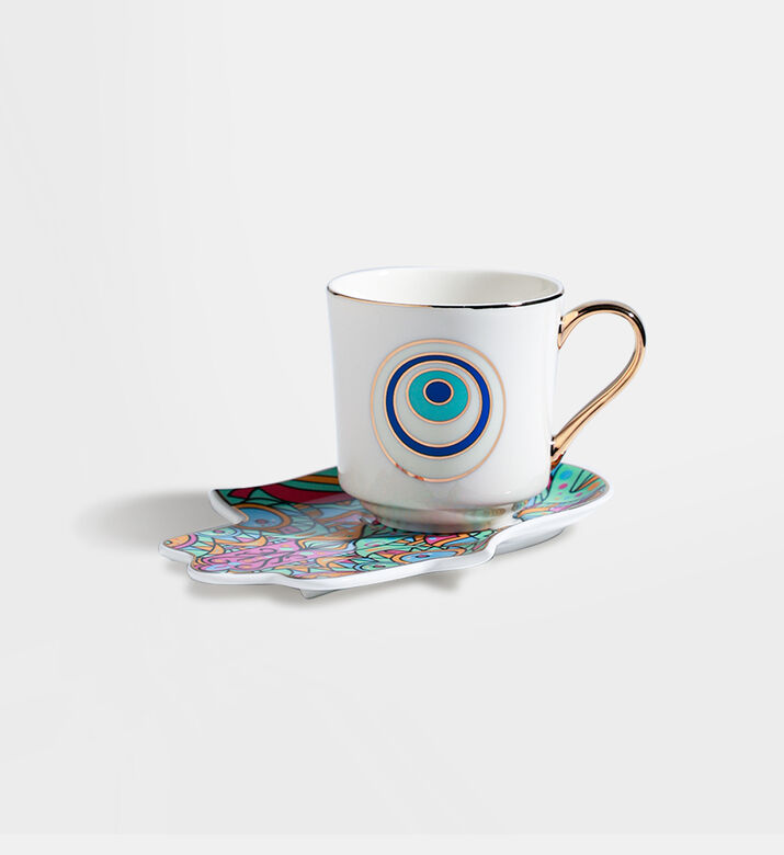 Home Deco and More Eye Cup Hamsa Tray 2-piece Set, Packshot View