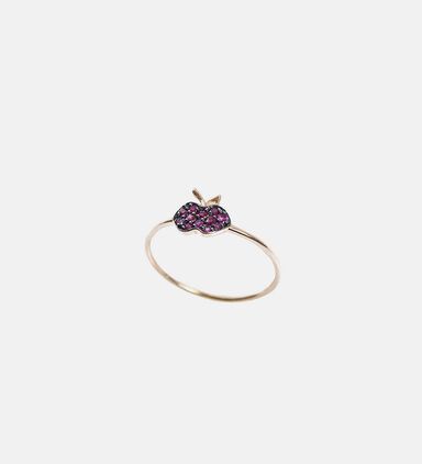 Pink Sapphire 18k Gold Ring