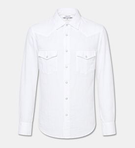 Jacob Cohen Linen Long-sleeve Shirt, Packshot View