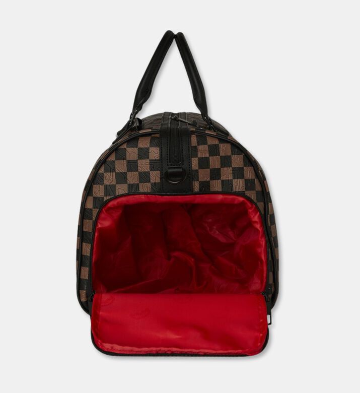 Sprayground Checkered-print Top Handle Duffle Bag, Packshot View