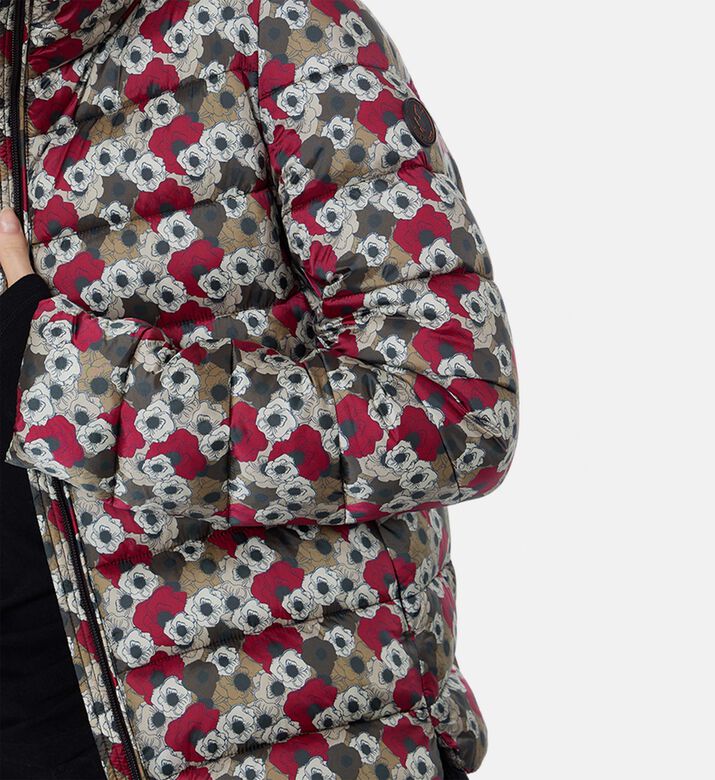 Save the Duck All-over Floral-print High Neck Jacket, Model View