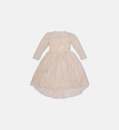 High-low Embroidered Design Dress