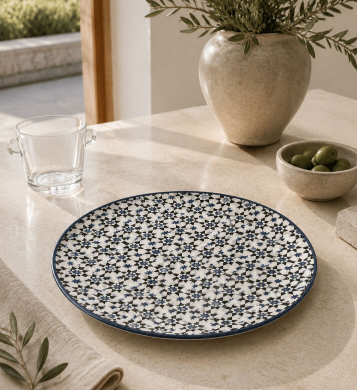 Images D'Orient Kaokab Porcelain Platter - 30.5 Cm, Packshot View