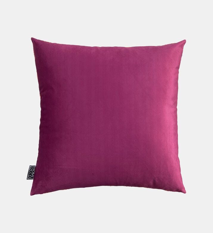 Home Deco and More Portal Embroidered Velvet Cushion, Packshot View Home Deco and More Portal Embroidered Velvet Cushion, Packshot View