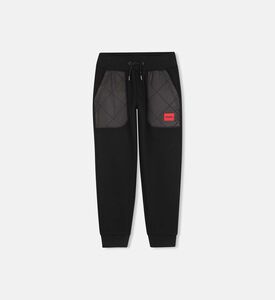 Cotton Side Logo Pants