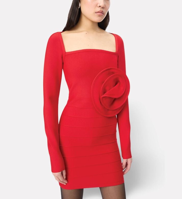 Rotate Dress Mini Rose, Model View