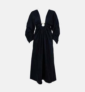 Cult Gaia Gold Ring-detail Midi Dress, Packshot View