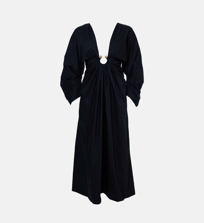 Cult Gaia Gold Ring-detail Midi Dress, Packshot View