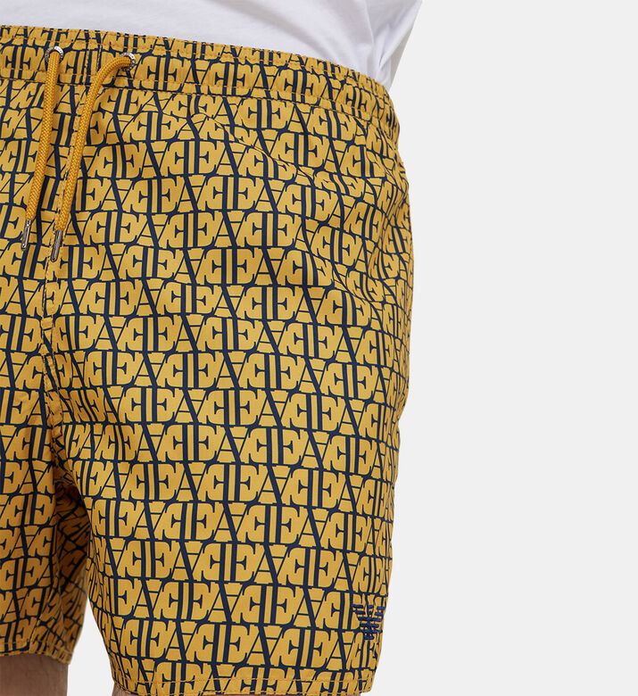 Drawstring Woven Swim Boxer