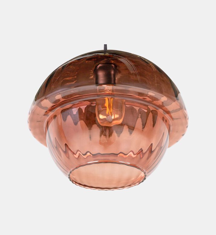 مصباح معلق بغطاء دائري