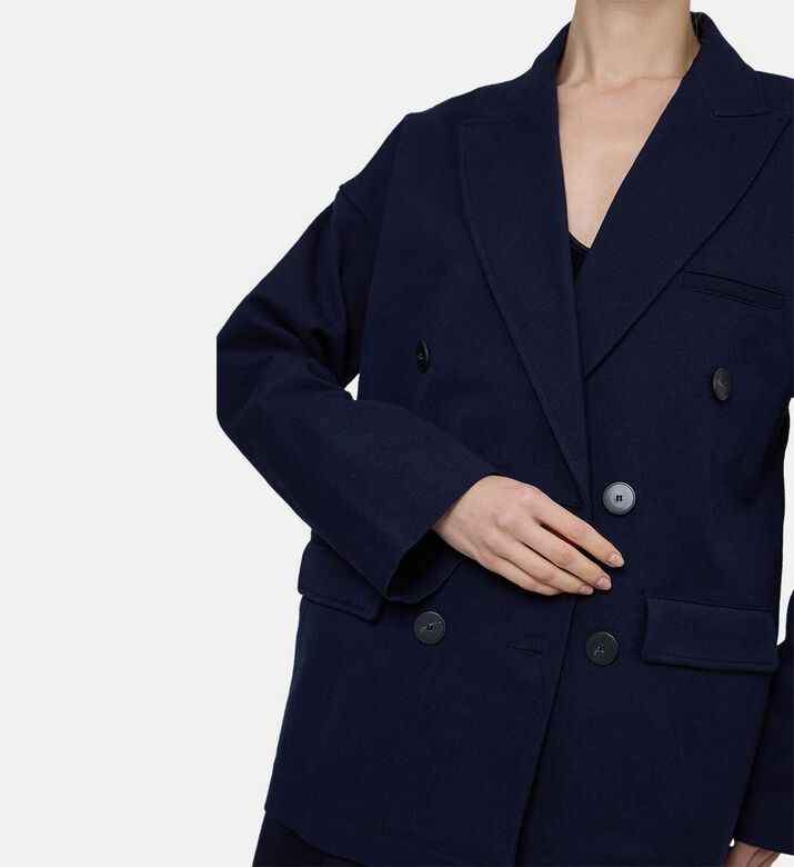 Double-breasted Buttoned Blazer