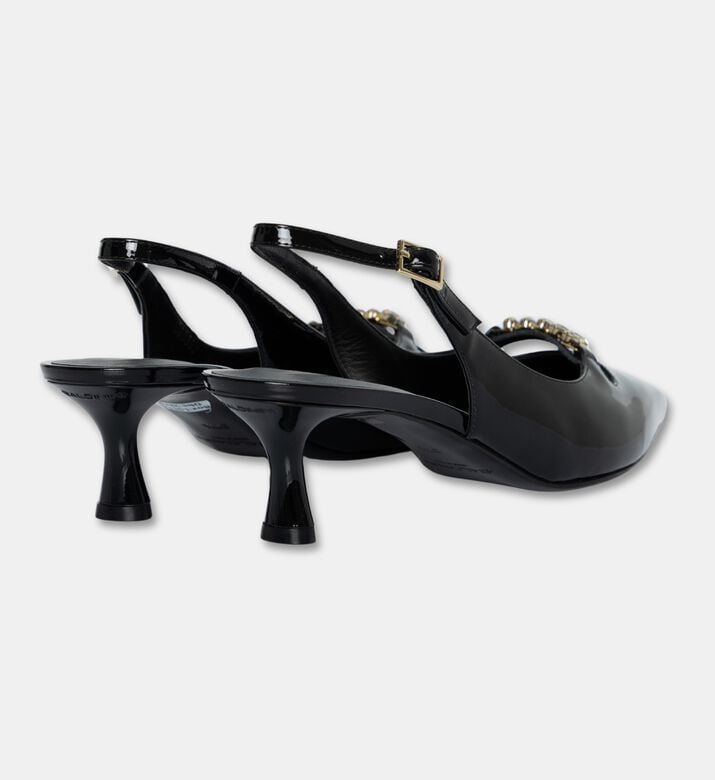 Baldinini Patent Slingback Kitten Heels, Packshot View