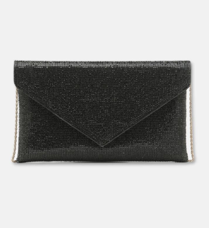 Luisa Spagnoli Iglesias Gold-tone Chain Strap Envelope-style Clutch, Packshot View