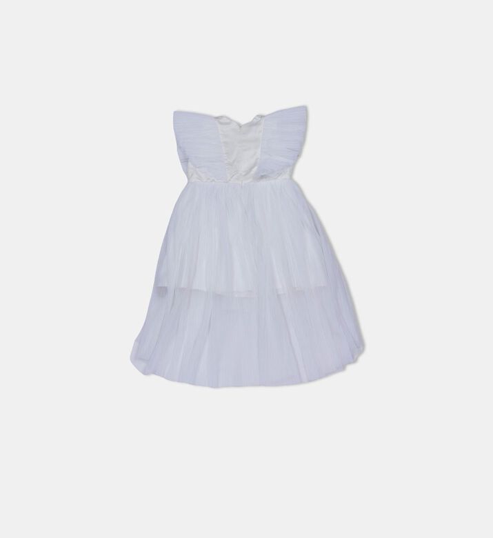 Ruffle Crewneck Dress