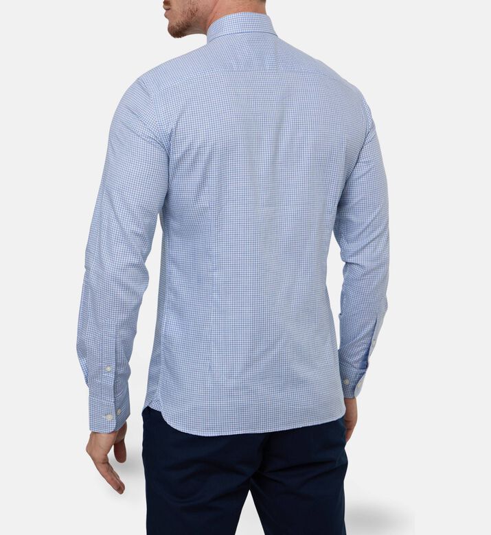 Hackett London Check-print Button Closure Shirt, Model View