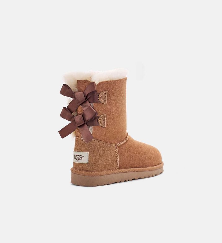Baily Suede Leather Bow Boots