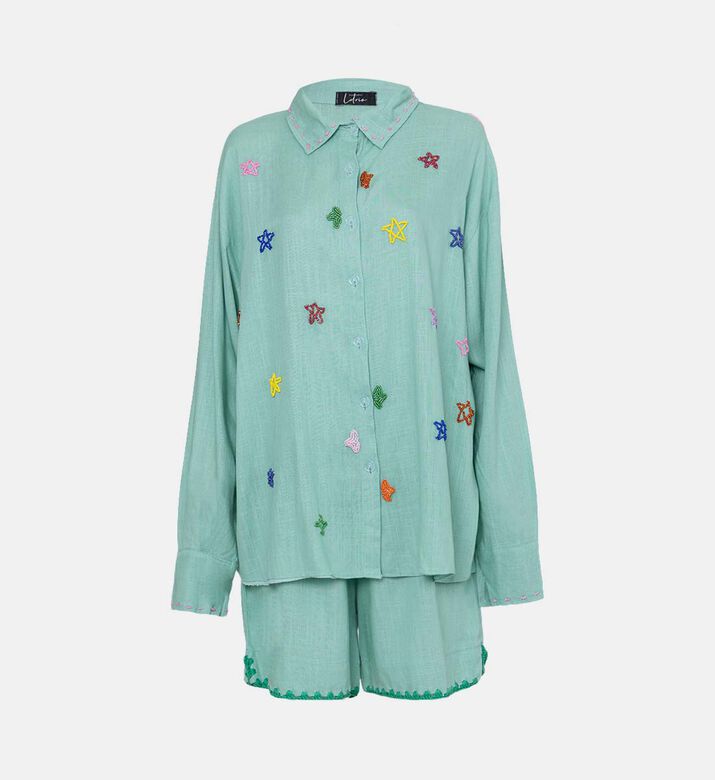 Linen Multicolor Stars Set
