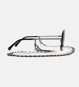 نظارات شمسية مزينة بسلسلة أسيتات