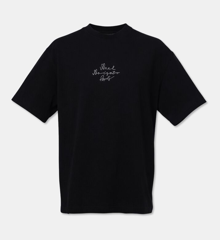 Axel Arigato Contrasting Logo-script Embroidery T-shirt, Packshot View