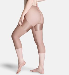 Spanx Shape Satin, Dark-nude, Xs, Model View