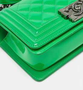Chanel Preowned Coco Chanel Quilted Patent Leather Small Flap Bag, Packshot View