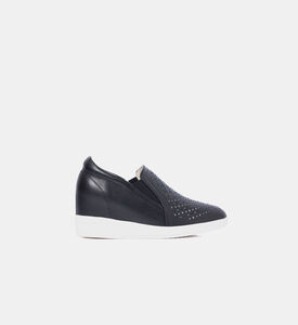Baldinini Diamond Pattern Slip-on Sneakers, Black, Eu-38, Packshot View
