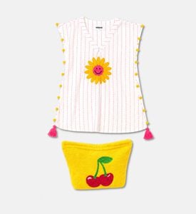 MiniMill Kids Yellow Cherry Pouch, Packshot View