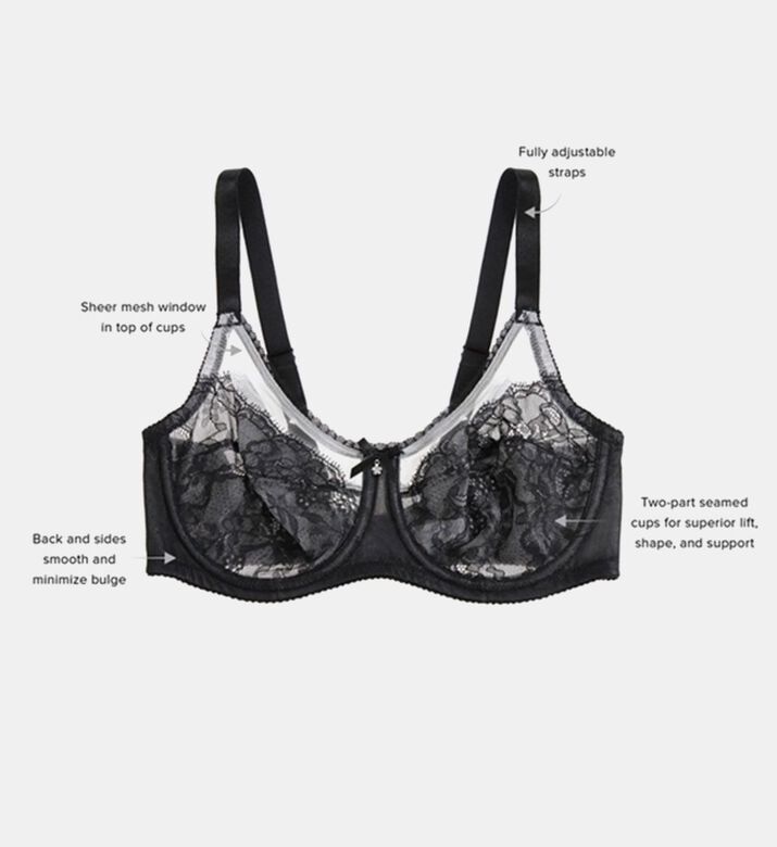 Retro Chic Full Figure Underwire Bra