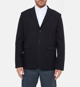 Maison Kitsune Button-down Long-sleeve Jacket, Model View