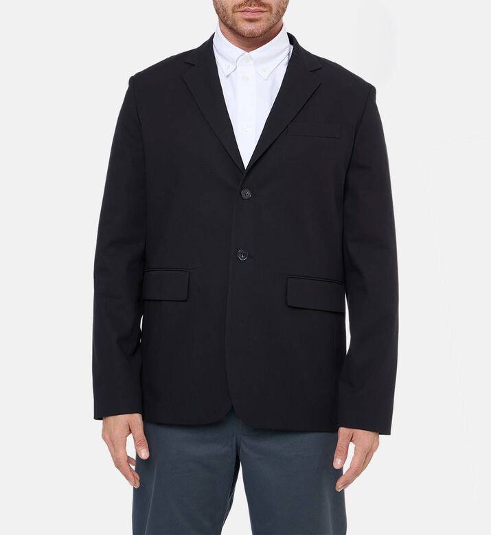 Maison Kitsune Button-down Long-sleeve Jacket, Model View