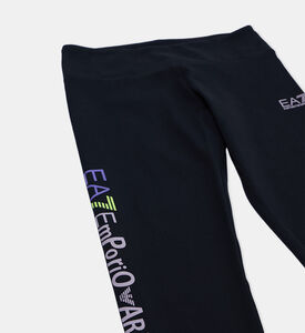 Cotton Jersey Elastic Waistband Leggings