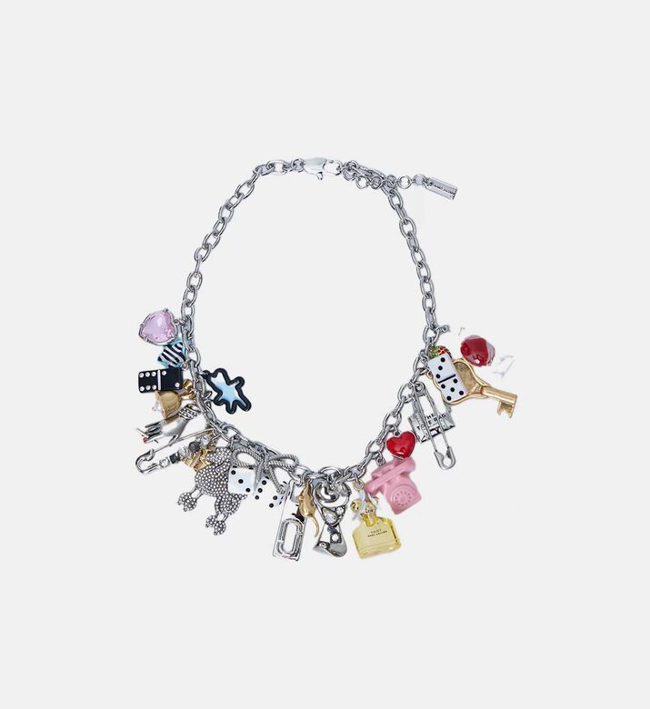 Sticker Charm Statement Necklace