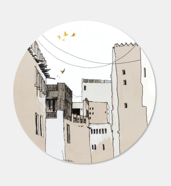 Silsal Naseem Salad Plate, Packshot View