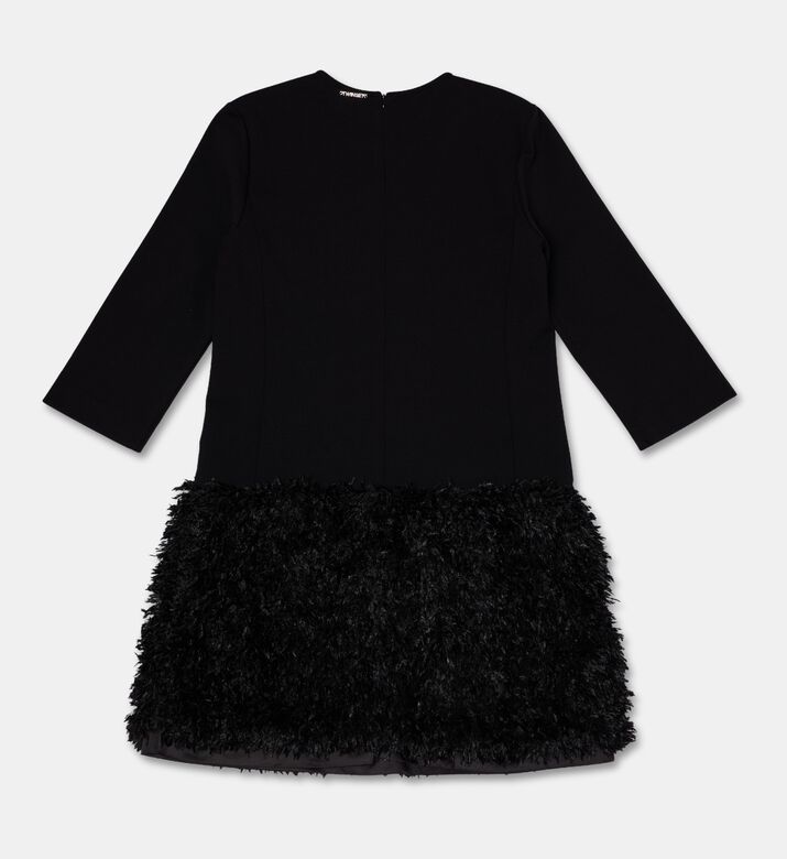 Twinset Three Quarter-sleeve Textured Dress, Packshot View