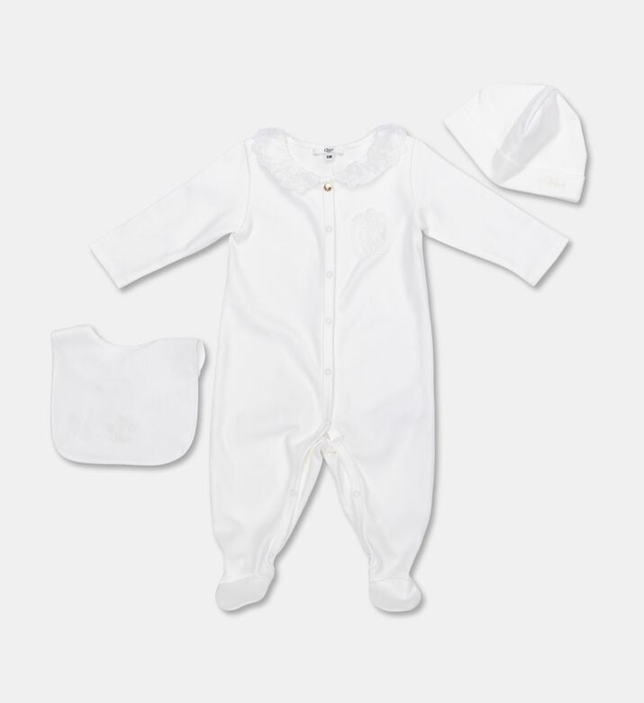 Chloe Footed Sleeper 3-piece Pajama Set, Packshot View